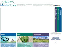 Tablet Screenshot of med-vital.at